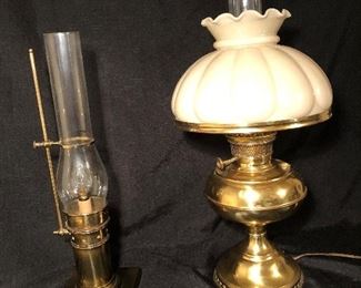 Vintage Brass Lamps