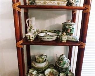 John B Taylor Louisville Stoneware Harvest Pattern. Large Set!