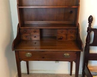 Vintage Desk with Shelves and Drawers