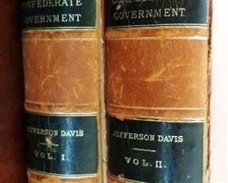 The Rise and Fall of the Confederate Government Volume 1 and 2  