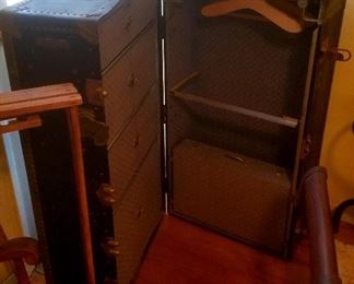 Old steamer trunk