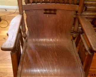 Bentwood seat rocker