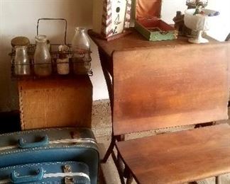 Old school desk