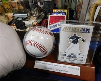 Shaun Marcum signed baseball