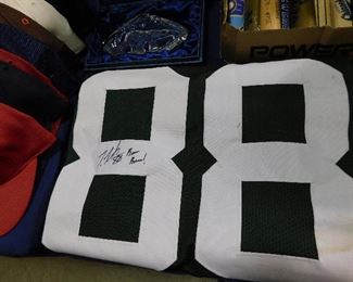 Ty Montgomery signed baseball jersey