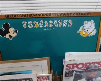 Mickey Mouse chalkboard