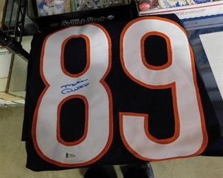 Mike Ditka signed jersey w/ coa