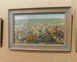Custers last stand print
