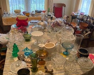 Treasure Trove of vintage glassware