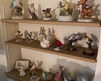 Porcelain bird collection