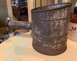 Very old unusual sifter