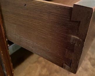Great kneehole desk look at those dovetails