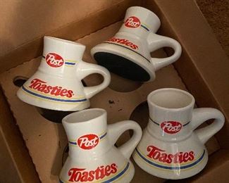 Vintage post Toasties coffee cups only available by mail