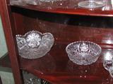 Rare antique cut glass pieces