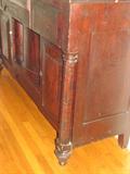 Mahogany Empire Style Sideboard Buffet