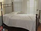 Beautiful full size brass bed