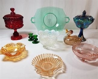 Colorful Vintage Glass