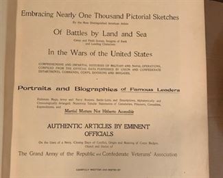 war record book front page