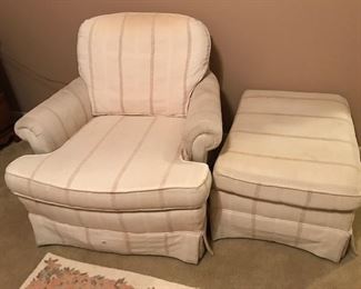 boudoir chair ottoman