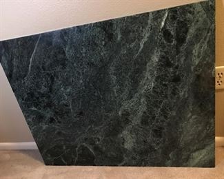 rectangle marble slab green