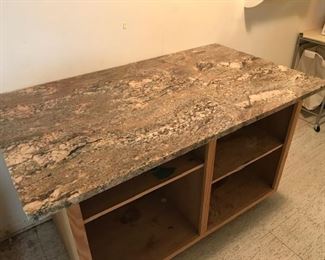 rectangle granite slab -- selling this separate from the cabinet below