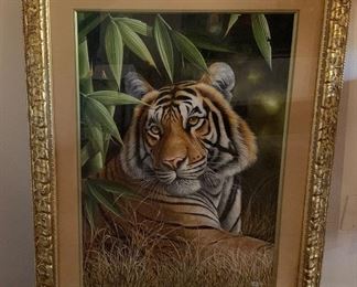Art Tiger 31x40 by Rakesh