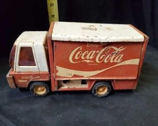 Antique Coca-Cola Metal Truck Collectible
