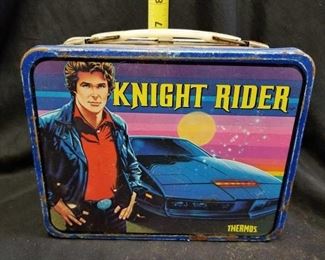 Vintage Metal Knight Rider Lunchbox