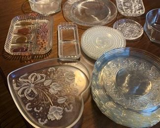 Glass Serving Platters