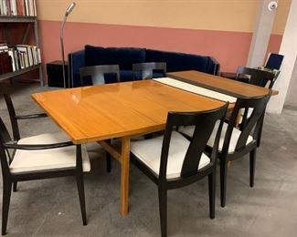 Jens Risom Dining  Table and the Chairs are Baker