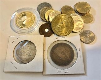 $30 Set of Thai and misc coins.