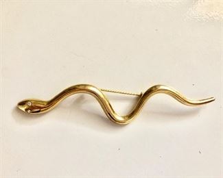 $15 Snake pin.  3.75" L. 