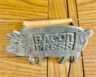 $20 Bacon press. 