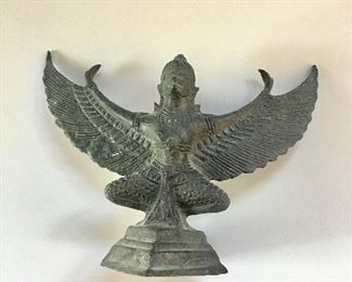 $75 Garuda metal figure #2 7" H by 9" W