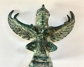$45 Garuda metal figure #3 4.25" H by 4.75" W