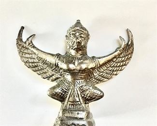 $40 Garuda figure (metal) #1  4.25" H by 4.75" W