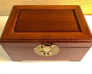 $60 Wooden jewelry box 
