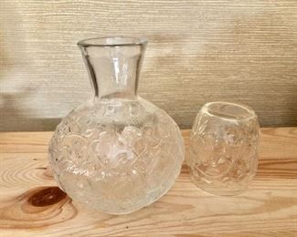 $35 Pitcher with glass 