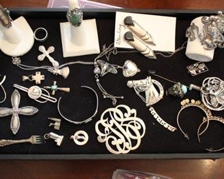 Lots of sterling jewelry
