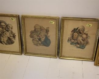Louis Boilly vintage lithographs