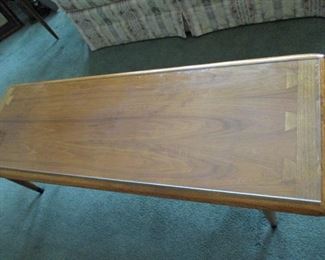 ... mid century modern LANE coffee table with optional glass top