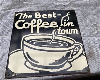 Vintage coffee sign 