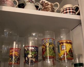 Creamers and Vintage Glasses