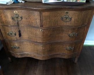 Oak Dresser - Curved Front