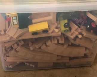 Wooden Train Set