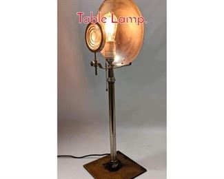 Lot 23 PEABODY Co Inc Reflector Table Lamp. 