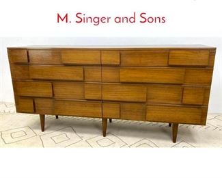 Lot 82 GIO PONTI Low Chest Signed M. Singer and Sons