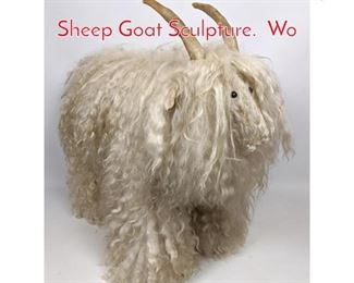 Lot 141 FrancoisXavier Lalanne Style Sheep Goat Sculpture. Wo
