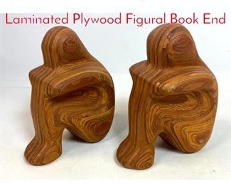 Lot 158 Robert Hargrave 1980 Laminated Plywood Figural Book End
