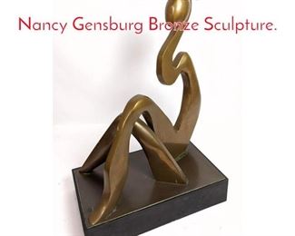 Lot 219 Arlene Eichengreen and Nancy Gensburg Bronze Sculpture.